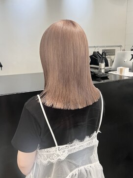 ココ 原宿(KOKO) ミルクティー黒髪小顔レイヤーオリーブグレーココアベージュ