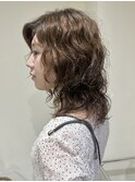 強めウェーブパーマ