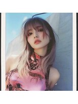 ヘアーメイク コラソン(hair make corazon)&nbsp;【コラソン】インナー　ブリーチ　カラー艶髪スタイルまお