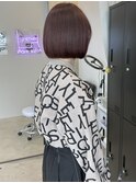 レッドブラウン×ボブ♪
