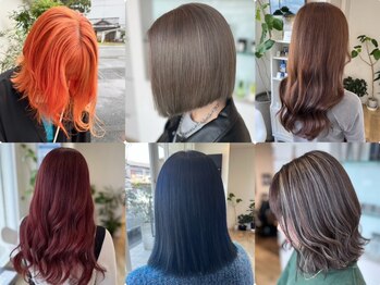 ルシードスタイル　ムースユイット(LUCIDO STYLE mousse8)の写真/【新ケアRepro導入】ダメージレスにカラーを楽しめる♪艶感カラー×Aujuaトリートメントで天使の輪をGet！