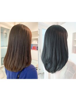 《大人女性の繊細な髪にも対応する、ダメージを抑えた縮毛矯正》今までにない自然な仕上がりでセットも楽に