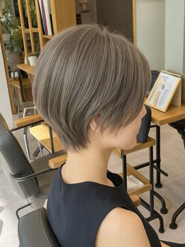 ヘアーカッティングガーデン ジャック モアザン 梅田店 ボブ/ショートボブ/ハイライト/20代/30代/大人女性/白髪ぼかし