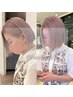 【美髪うる艶】選べる髪質再生《BYKARTE》＆超音波アイロンTr＋カットカラー