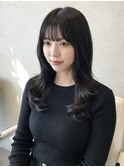 縮毛矯正/酸性ストレート/髪質改善/前髪カット/黒髪