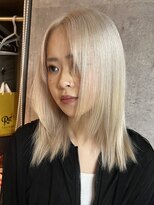 ラルガ 黒崎(Raruga) ハイライトカラーミルクティーベージュレイヤーカット