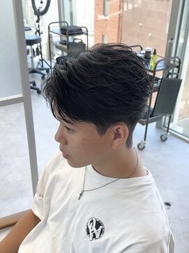 ジーナ 天神(Zina) 【Zina】メンズ/韓国/センターパート/縮毛矯正/福岡/天神/大名