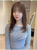 20代30代40代◎韓国ヘアー顔周りレイヤー似合わせカットロブ