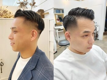 ニューラインギンザ(New-Line 銀座)の写真/平日20時半まで受付◎【メンズカット＋眉毛カット＋ダブル炭酸ケア￥4650】清潔感のある好印象なスタイルへ