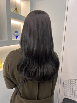 秋冬人気/グレージュカラー／ロングヘア