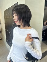 ヘアー アイス ルーチェ(HAIR ICI LUCE)&nbsp;レイヤーボブ/デザインカラー/ラベンダー/太田