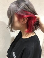 フェリア 渋谷(Feria)&nbsp;【Feria 渋谷】Wカラーグレー×インナーレッド "Tsuyuki"