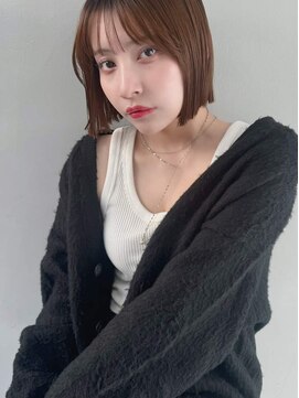 フッズ(HOODS) 切りっぱなし　ボブ　ミニボブ