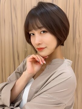 ウエストリー(WESTORY) シルエットが愛らしい、王道の丸みボブ#モーブショコラ#丸みボブ