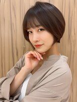 ウエストリー(WESTORY) シルエットが愛らしい、王道の丸みボブ#モーブショコラ#丸みボブ