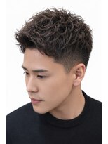 ドルクス 上野店(Dorcus) アップバングアイロンパーマスタイル