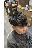 メンズニュアンスパーマ　HOMME HAIR2nd江ヶ崎