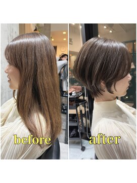 ディーエックス ウエスト(Dxxxx WEST) イメチェンカット/ショートカット/ショートボブ/ショートヘア