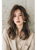 クート 久喜(ku－to)&nbsp;【30代40代にオススメ】ロングレイヤー×ベージュブラウン