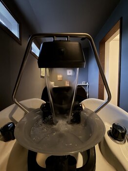 ジャム ヘアー(jam hair.k)の写真/頭浸浴、ヘッドスパでリラックス