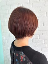 サロン デュッカ(Salon Duka) オレンジブラウンショートボブ