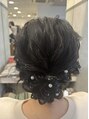 ルーヴル トータル ビューティ サロン 生駒(LOUVRE Total Beauty Salon)&nbsp;王道のゆるふわシニヨンです！