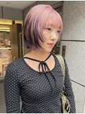 レイヤーボブ×ルーツカラー