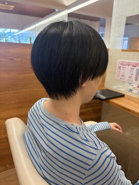 ファースト 長町店(first) 20代30代／首元すっきり丸みマッシュショート