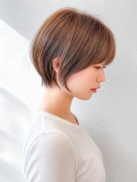 ソレア(SOLEA) 20代30代40代50代髪質改善ミルクブラウンナチュラルショート