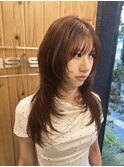【oasisオグラ】ハッシュウルフレイヤーカット/ハニーブラウン