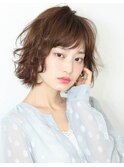 canna艶ベージュフラッフィーボブ20代30代40代