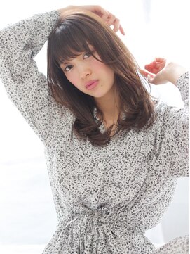 ヘアリゾート バレンタイン(hair+resort valentine) エアリーストレート×ベージュ