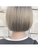 パーミル ヘア クマモト(permille ‰ hair Kumamoto) ミニボブ×ブロンドヘア/外国人風カラー/艶感