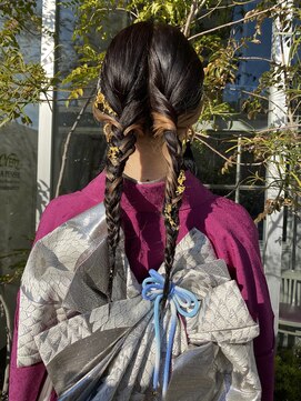 ラパンセヴェール(LA PENSEE VERT) 【LA PENSEE】成人式のヘアセット