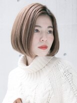 ルティア 池袋(Lutia)&nbsp;ミルクティーベージュ　大人ボブ