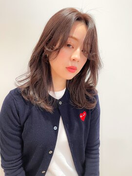 マイラ 銀座(myla) 【田村】大人可愛い小顔モテ髪黒髮エアリーミディ20代30代40代