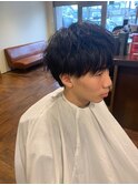 2ブロック束感ショート