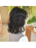 ミディアムしっかりウェーブ
