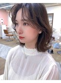 【ワンホン3Dボブ】ミディアム
