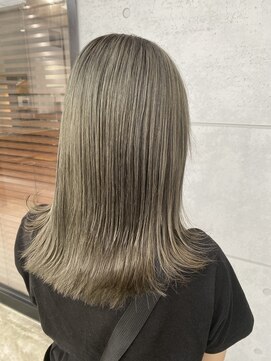 ザ アクネ 岡崎竜美丘店(THE ACNE) ◎艶髪ロング_シルバーグレージュ_149