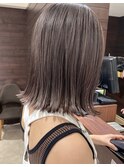 切りっぱなしボブ×お洒落まろやかカラー★中村大輔