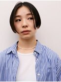 大人可愛いシンプルボブ