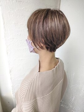 ムーンジェジェ(moon jeje) 30代～40代大人の丸みショート★藤原