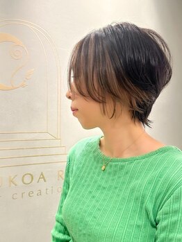 トヌコア ルア 下北沢店(TONUKOA RUA)の写真/白髪染め&アディクシ-で創る大人世代のデザインカラ-が好評！インナ-カラ-+¥3300～/バレイヤ-ジュ+¥5500～