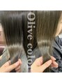 ドットヘアーエフェクト(dot. hair effect)&nbsp;ナチュラルな透明感あるオリーブ色ハマってます（＾_＾）