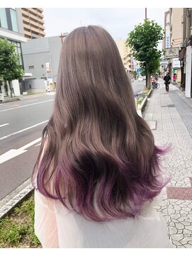 ボアップ(boappu) #ハイトーンカラー #グレーカラー #裾カラー