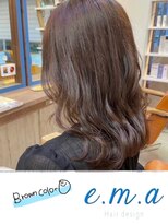 エマヘアデザイン(e.m.a Hair design) ブラウンカラー