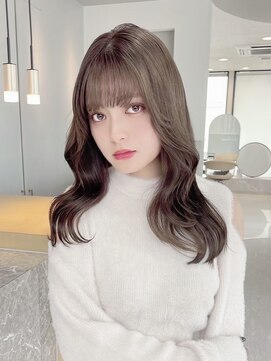 アース コアフュールボーテ 佐久平店(EARTH coiffure beaute) ショコラブラウンロブ_ロングボブ_ニュアンスカラー