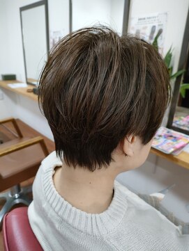 シャポン すっきりショート×オシャレカラー