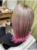 ハイトーン×ピンク